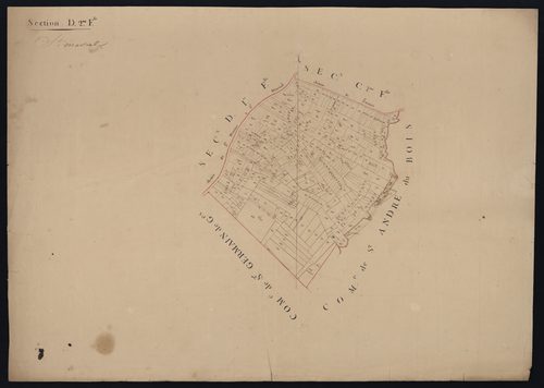 Saint-Martial - -Section D feuille 2