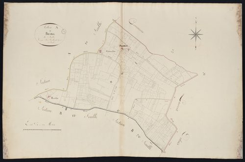Saint-Martial - -Section A feuille 2 : Le Bourg