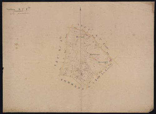 Saint-Martial - -Section B feuille 2