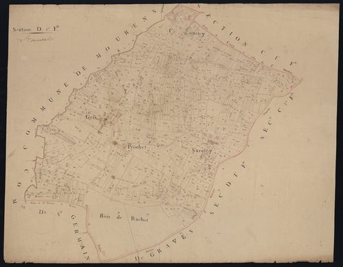 Saint-Martial - -Section D feuille 1