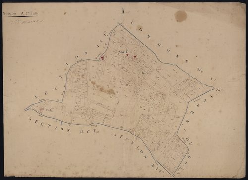 Saint-Martial - -Section A feuille 2