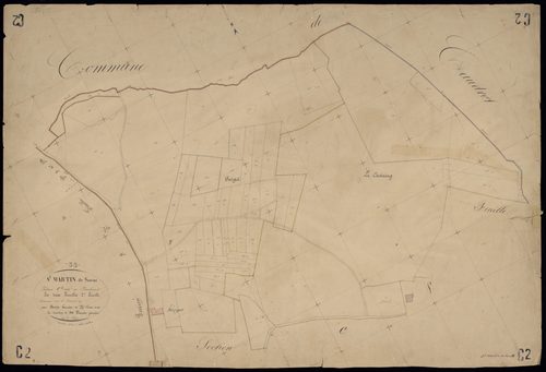 Saint-Martin-de-Sescas - -Section C feuille 2 : Pouchaud