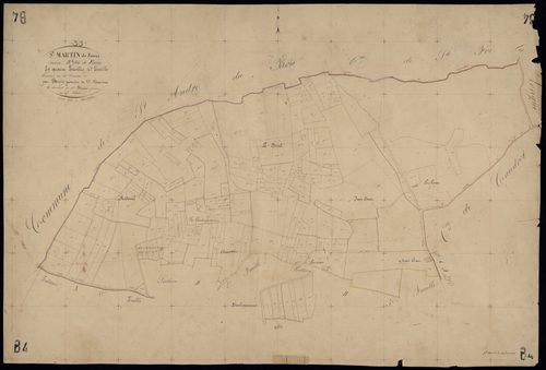 Saint-Martin-de-Sescas - -Section B feuille 4 : Fiates
