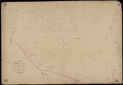 Saint-Martin-de-Sescas - -Section B feuille 3 : Fiates
