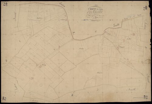 Saint-Martin-de-Sescas - -Section B feuille 2 : Fiates