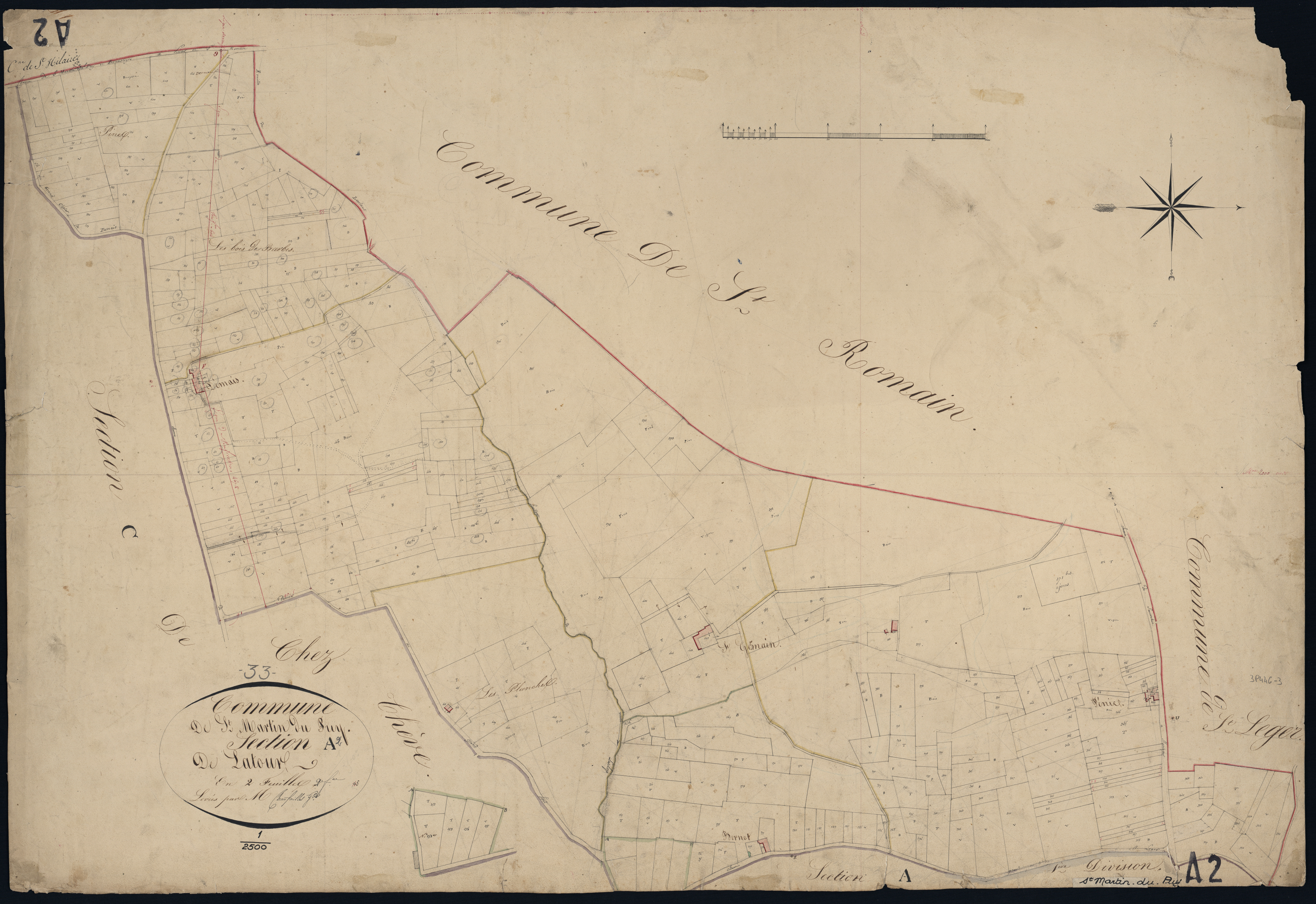 Saint-Martin-du-Puy - -Section A feuille 2 : Latour