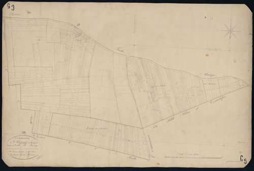 Saint-Médard-de-Guizières - -Section C feuille 5 : Le Bourg