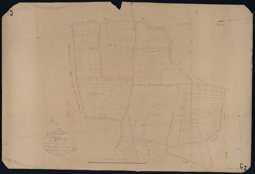 Saint-Médard-de-Guizières - -Section C feuille 2 : Le Bourg