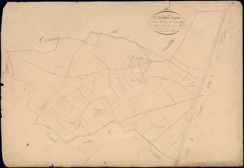 Saint-Médard-d'Eyrans - -Section C feuille 1 : Larchay