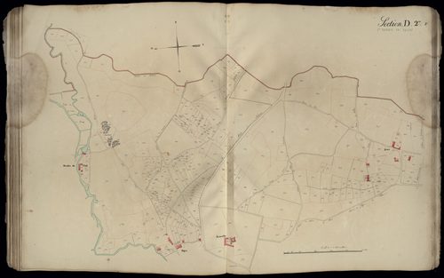 Saint-Médard-en-Jalles - -Section D feuille 2 : Gajac / Corbiac