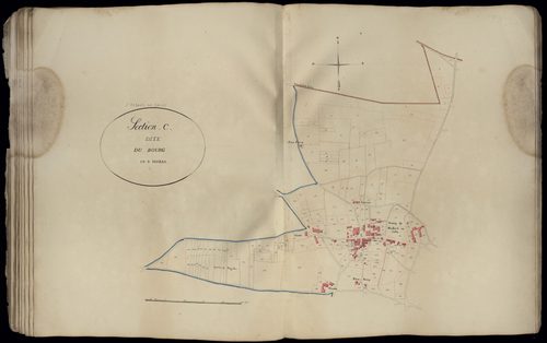 Saint-Médard-en-Jalles - -Section C feuille 1 : Le Bourg