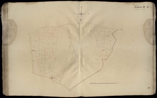 Saint-Médard-en-Jalles - -Section D feuille 3 : Gajac / Corbiac