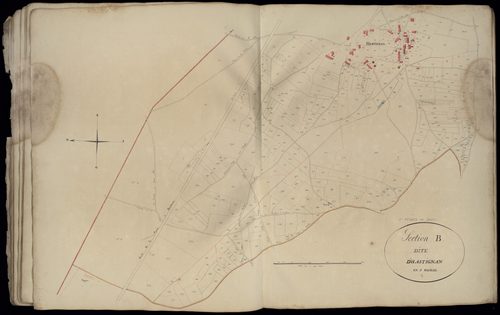 Saint-Médard-en-Jalles - -Section B feuille 1 : Hastignan