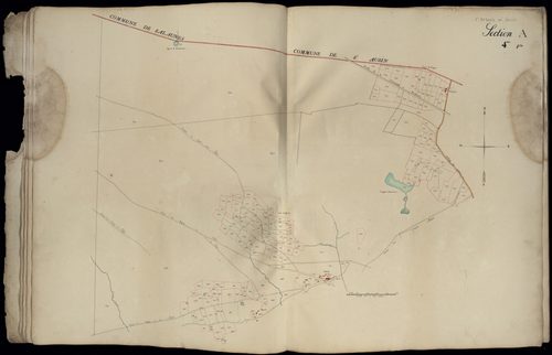 Saint-Médard-en-Jalles - -Section A feuille 4 : Lignan / Serillan