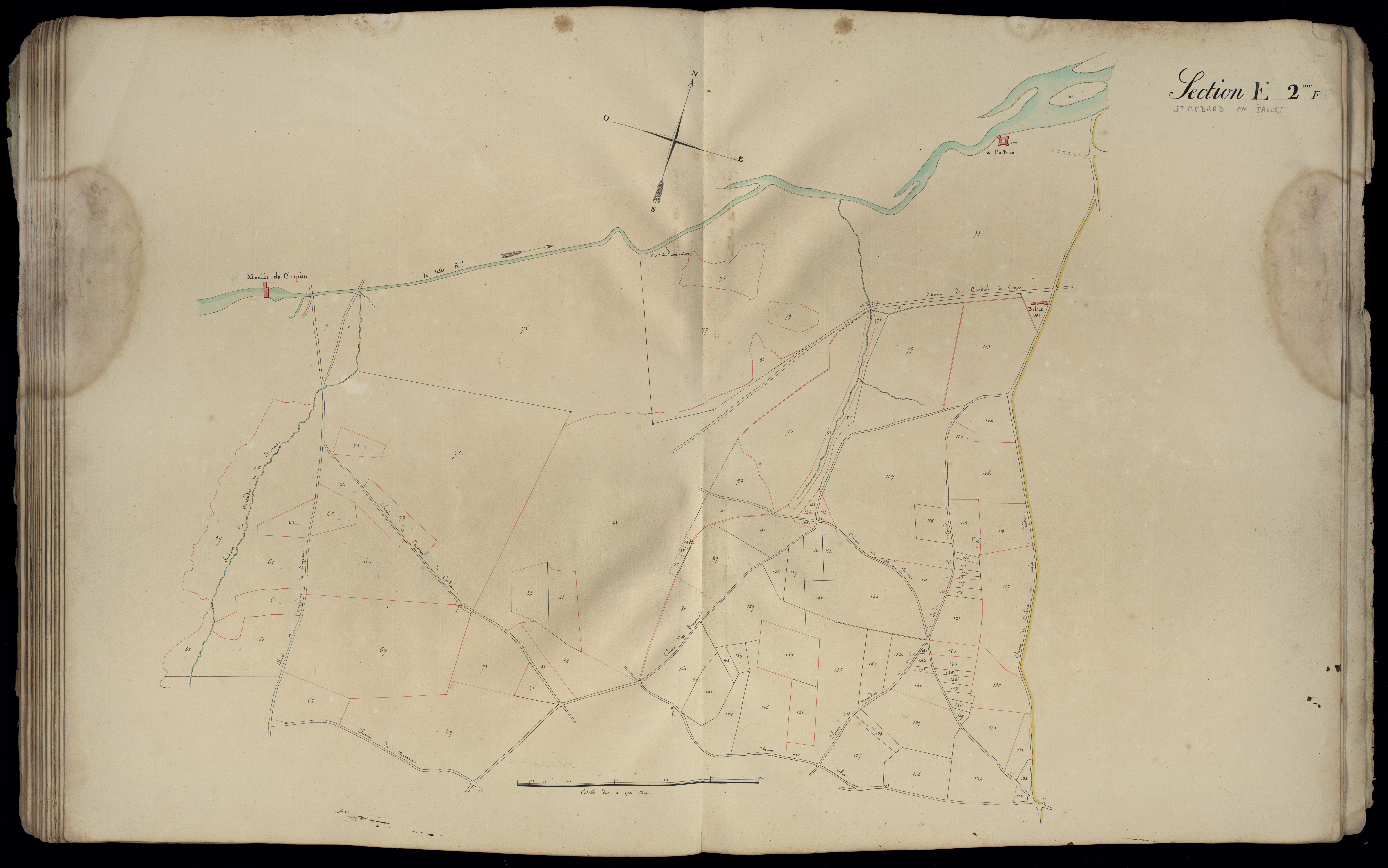 Saint-Médard-en-Jalles - -Section E feuille 2 : Magudas