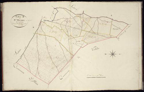 Saint-Michel-de-Rieufret - -Section B feuille 2 : non indiqué