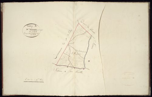 Saint-Michel-de-Rieufret - -Section A feuille 1 : non indiqué