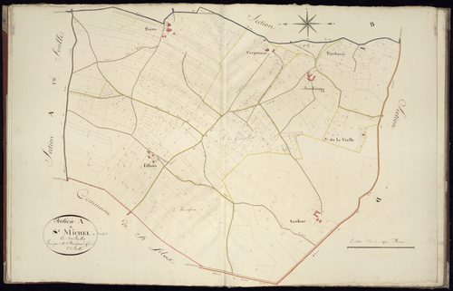Saint-Michel-de-Rieufret - -Section A feuille 2 : non indiqué