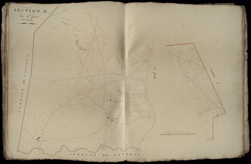 Saint-Morillon - -Section D feuille 2 : Mitaud