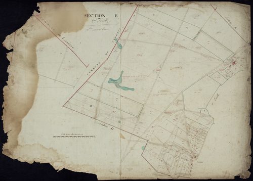 Saint-Morillon - -Section E feuille 2 : non indiqué