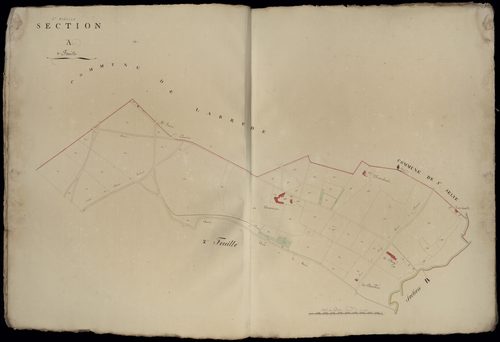 Saint-Morillon - -Section A feuille 2 : Fournié