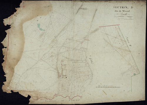 Saint-Morillon - -Section D feuille 2 : Mitaud