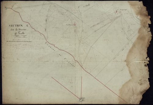 Saint-Morillon - -Section C feuille 2 : Darriet