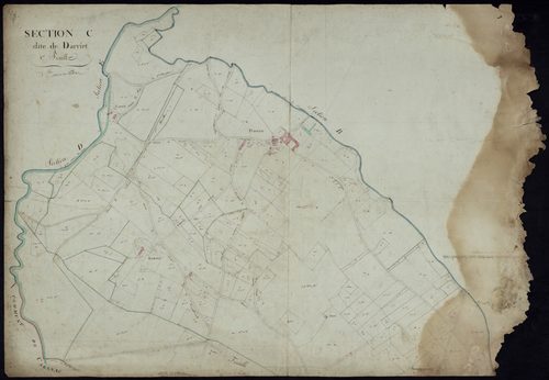 Saint-Morillon - -Section C feuille 1 : Darriet