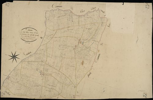 Saint-Palais - -Section C feuille 2 : Les Mourriers