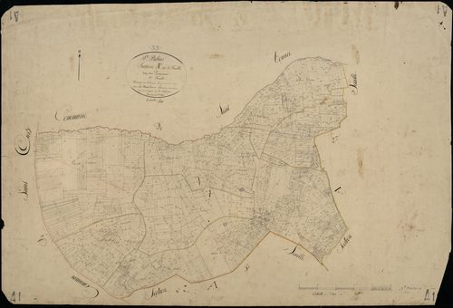Saint-Palais - -Section A feuille 1 : Les Pounaux
