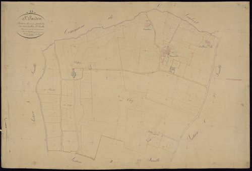 Saint-Pardon-de-Conques - -Section B feuille 3 : Les Jauberthes