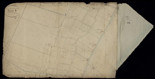 Saint-Paul - -Section B feuille 1 : Grande-Jalle