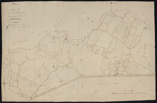 Saint-Pey-d'Armens - -Section A feuille 1 : Le Bourg