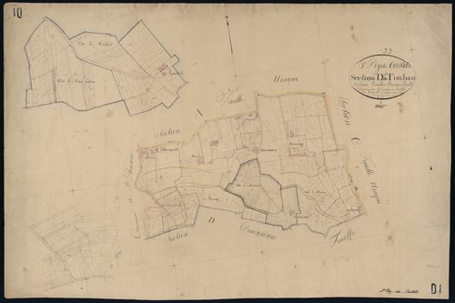 Saint-Pey-de-Castets - -Section C feuille 2 : Le Bourg