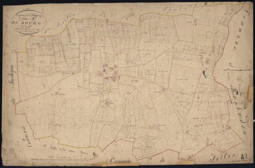 Saint-Philippe-d'Aiguille - -Section A feuille 1 : Le Bourg