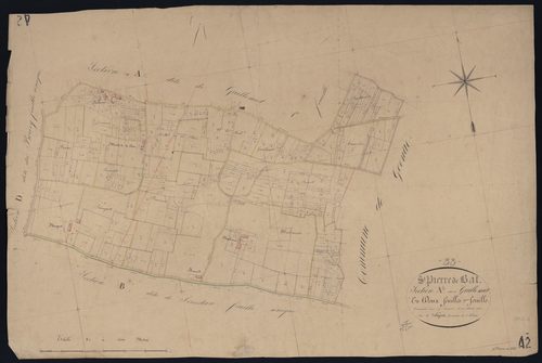 Saint-Pierre-de-Bat - -Section A feuille 2 : Guillemet
