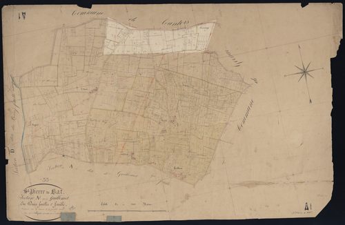 Saint-Pierre-de-Bat - -Section A feuille 1 : Guillemet