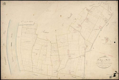 Saint-Pierre-de-Mons - -Section A feuille 2 : La Rivière