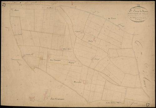 Saint-Pierre-de-Mons - -Section C feuille 2 : Les Clausots