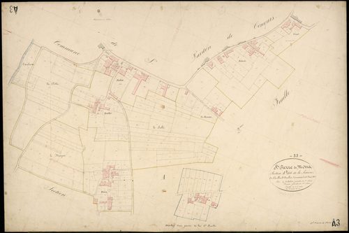 Saint-Pierre-de-Mons - -Section A feuille 3 : La Rivière