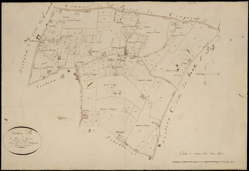 Saint-Pierre-de-Mons - -Section B feuille 1 : Saint-Rémy