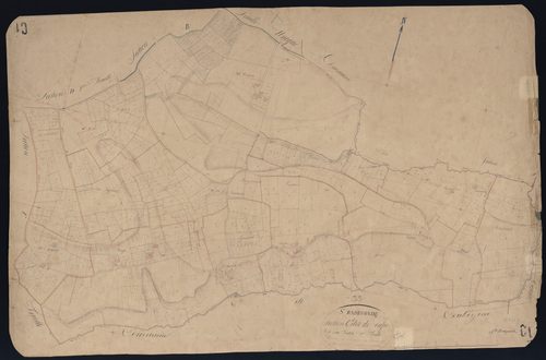 Sainte-Radegonde - -Section C feuille 1 : Sarpe