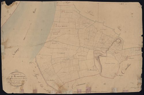Saint-Romain-la-Virvée - -Section B feuille 2 : Le Boursereau et Malande