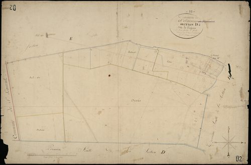 Saint-Sauveur - -Section D feuille 2 : Lieujean