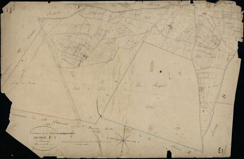 Saint-Sauveur - -Section E feuille 1 : Labrousse