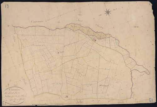 Saint-Savin - -Section G feuille 1 : Blouin