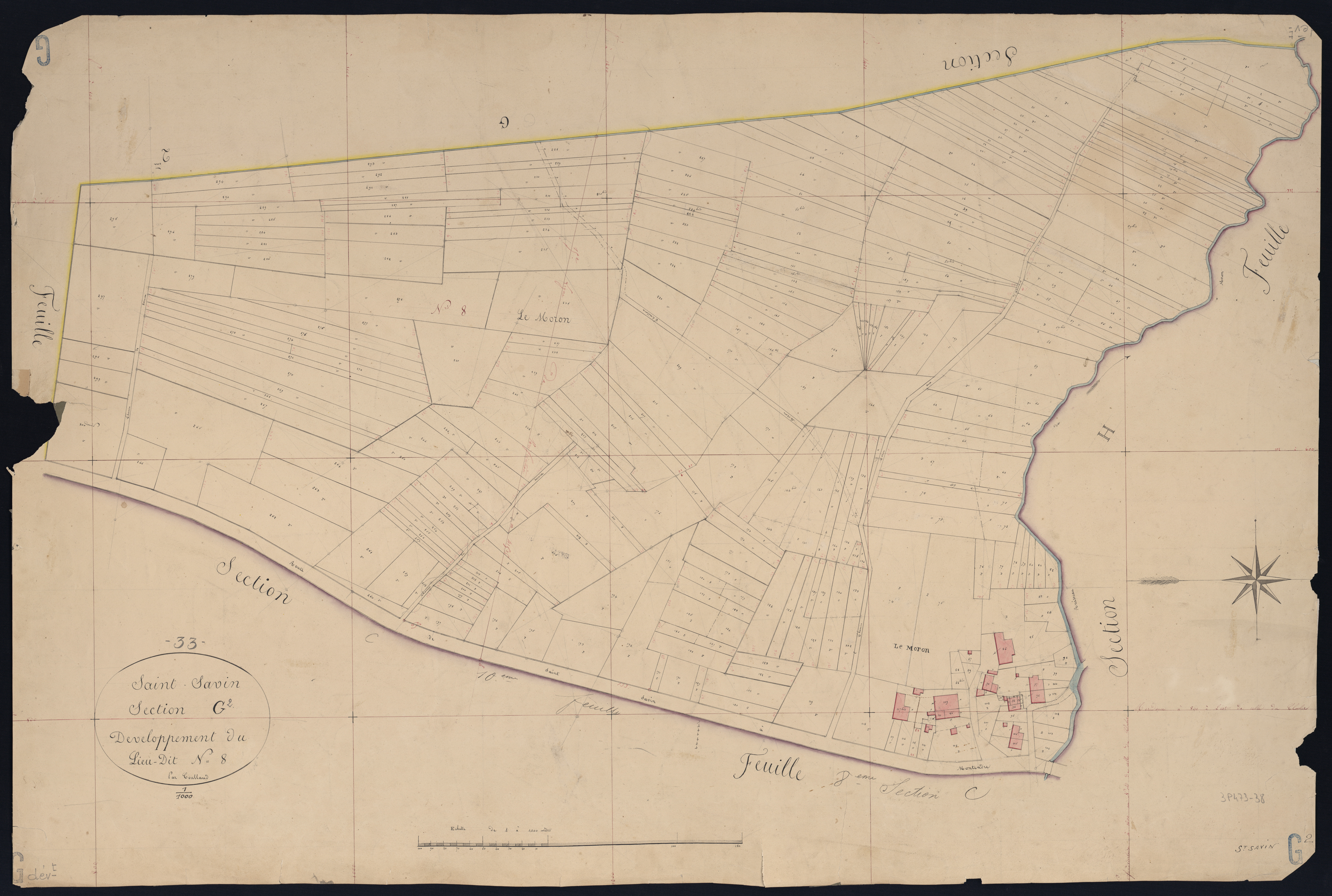 Saint-Savin - -Section G feuille 2 : Blouin