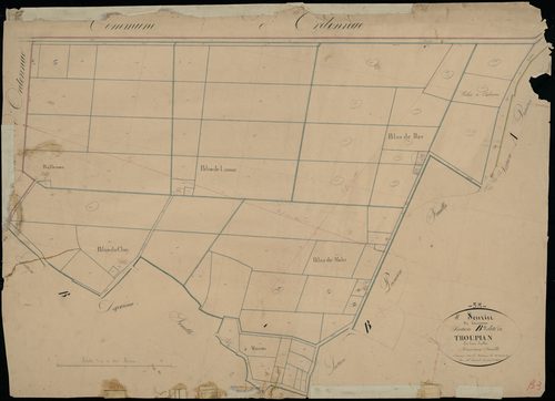 Saint-Seurin-de-Cadourne - -Section B feuille 3 : Troupian