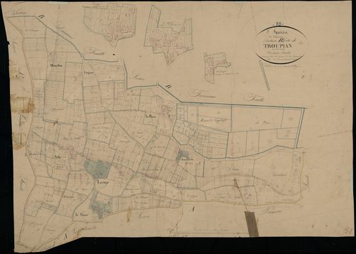 Saint-Seurin-de-Cadourne - -Section B feuille 1 : Troupian