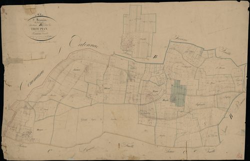 Saint-Seurin-de-Cadourne - -Section B feuille 2 : Troupian
